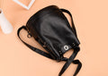 PU leather bucket bag pack