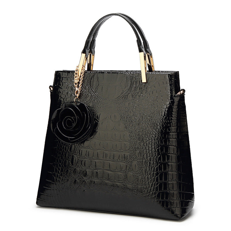 Fashion Pattern Portable Diagonal Shoulder Bag Shell Handbag