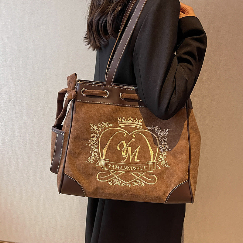 Popular Versatile Canvas Bag With One Shoulder