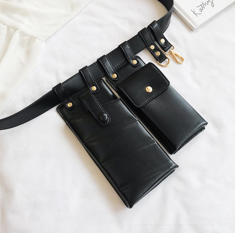 Mobile phone bag handbags new fashion pockets female tide new version of the shoulder bag personality girl small bag
