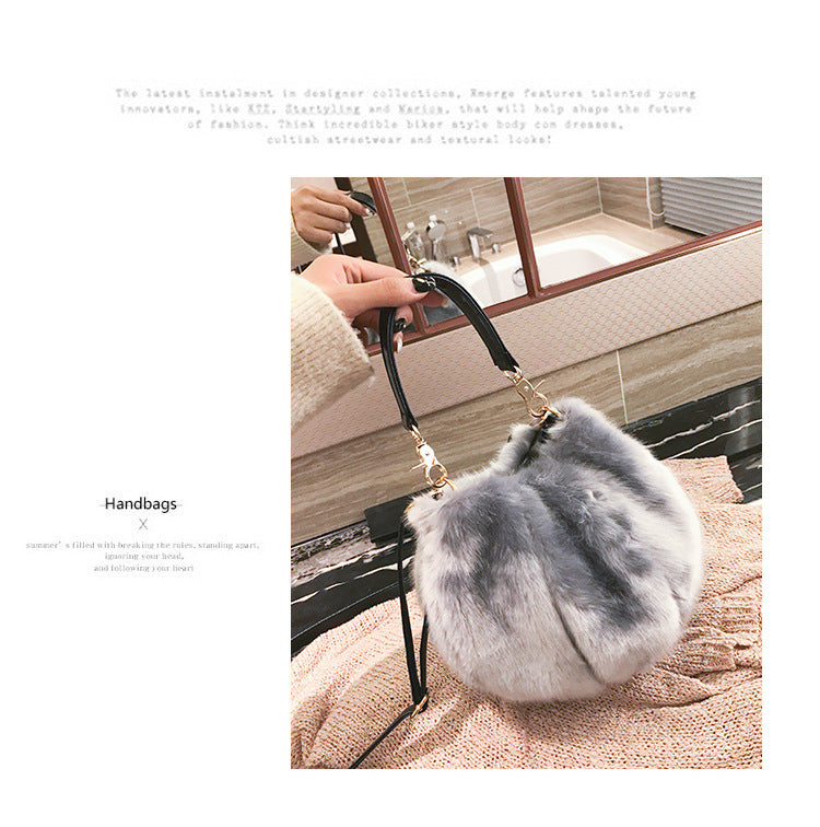 Hairy Bucket Bag Net Red Popular crossbody Bag