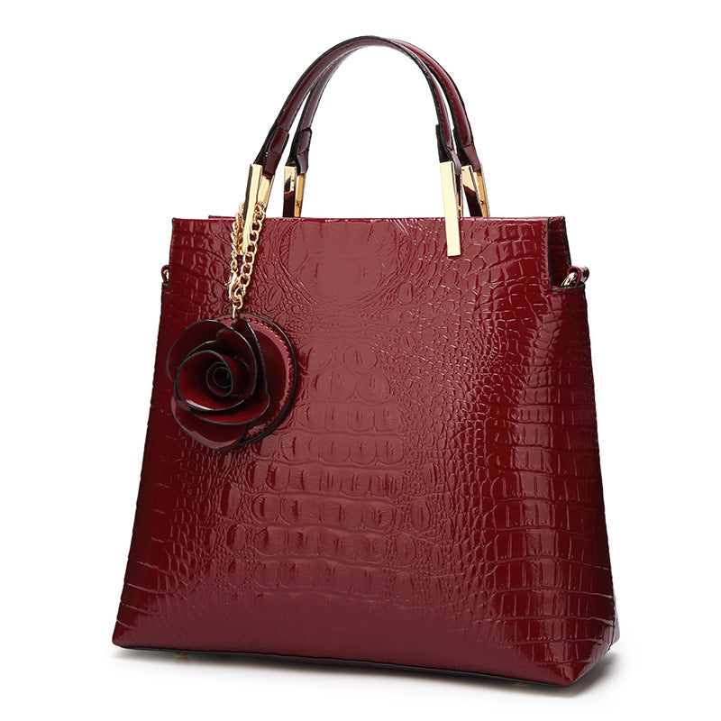 Fashion Pattern Portable Diagonal Shoulder Bag Shell Handbag