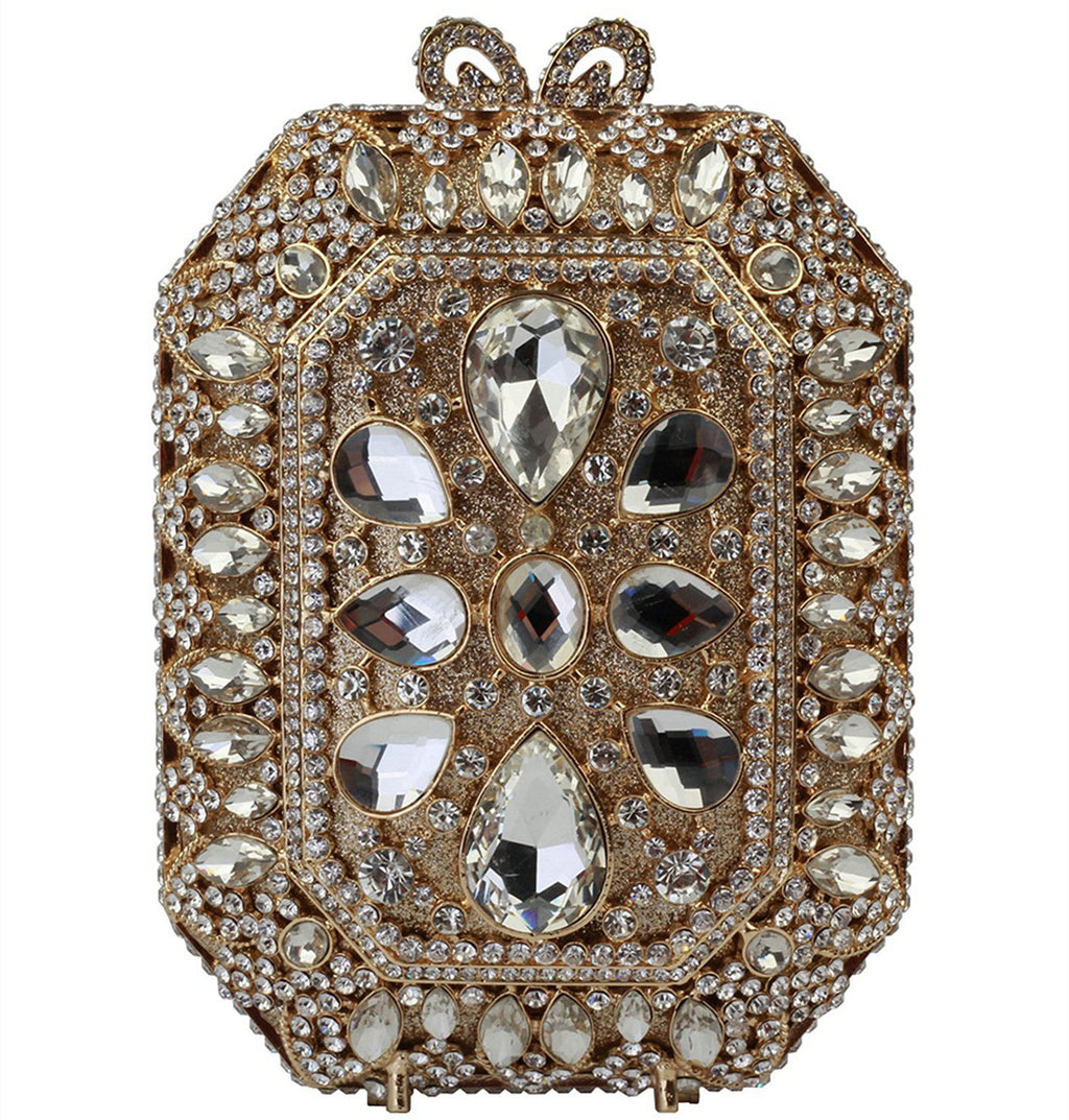 Original Clutch Bag With Handmade Diamond Evening bag