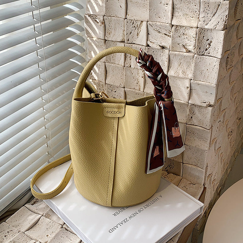 Versatile Crossbody Fashion Handbag Bucket Bag