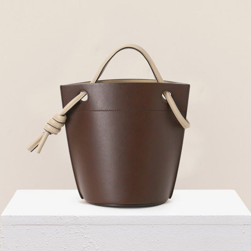 Handbag Simple Personality Knot Portable Senior Sense hand Bag Female