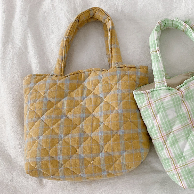 Sweet Quilted Small Flower Handbag All-match And Portable