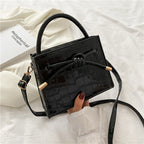 New Style Single Shoulder Messenger Bag Female Mori Stone Pattern
