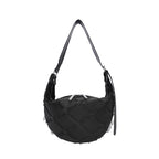 Large Capacity Single Shoulder Leisure Canvas Zebra Pattern Dumpling Bag