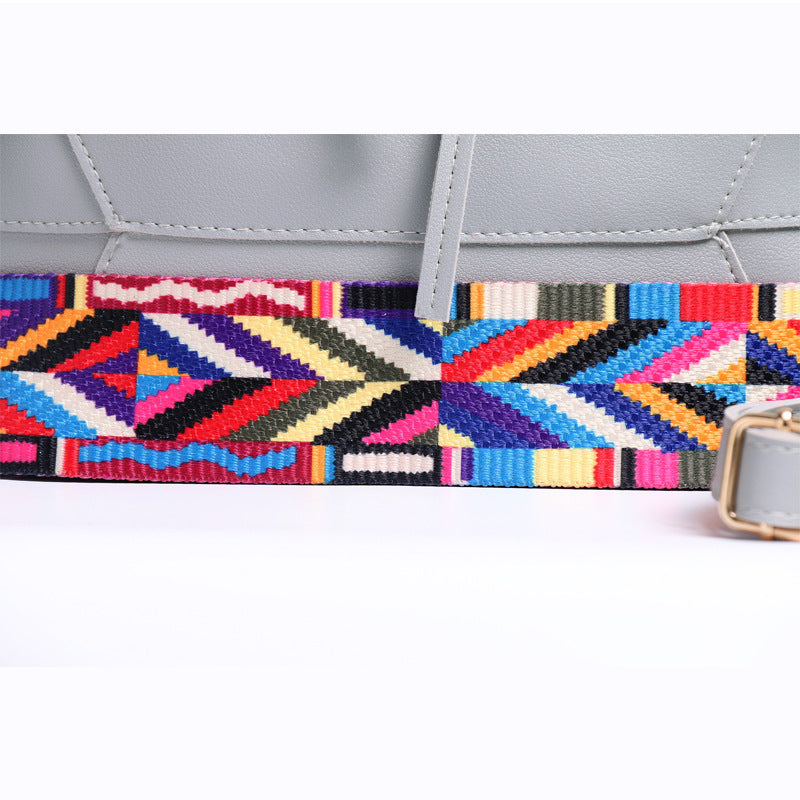 Ribbon Drawstring Bucket Bag