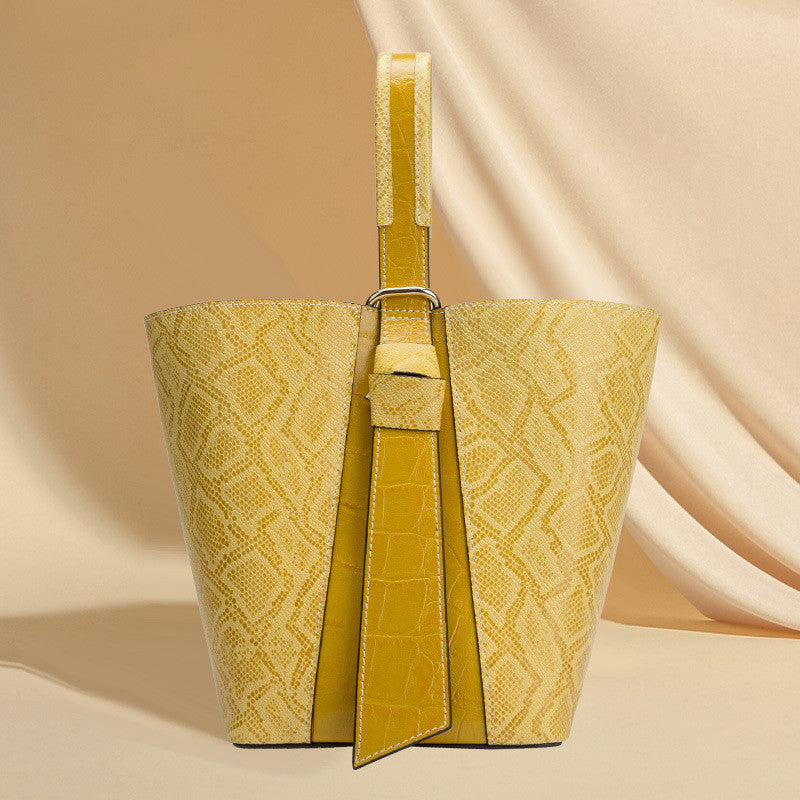 new Style One-shoulder Messenger Women's Portable Bucket Bag