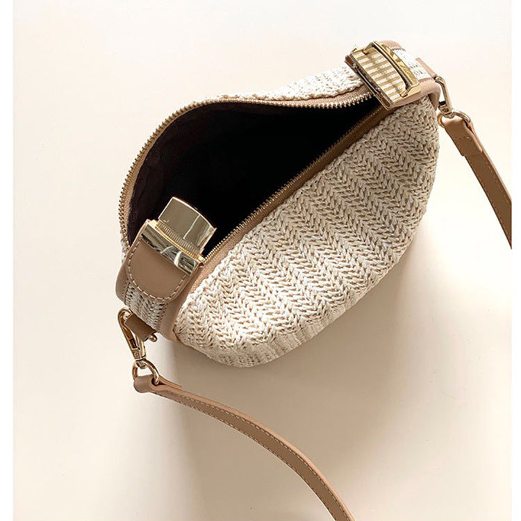 Summer Hand-held Straw Woven Bag