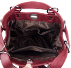 PU leather bucket bag pack