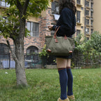 Canvas Retro Simple Trend One Shoulder Messenger shopping Bag