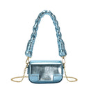 Versatile High-grade Chain One Shoulder Cross Body Small Square Bag