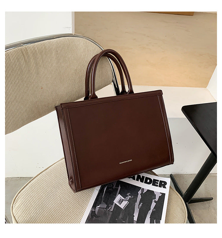 Women's High-grade Retro Handbag Fashion Commuter Tote All-match Messenger Bag
