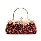 Metal Handbag With Diamond evening bag