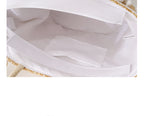 Women's Large Capacity Tote Bag Western Style One Shoulder Straw Woven