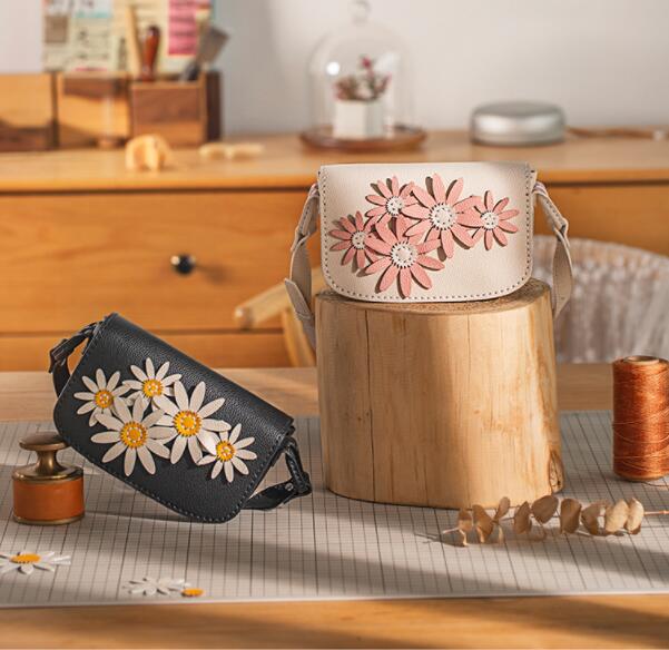 New Hand-stitched Diy Material One-crossbody Daisy Bag