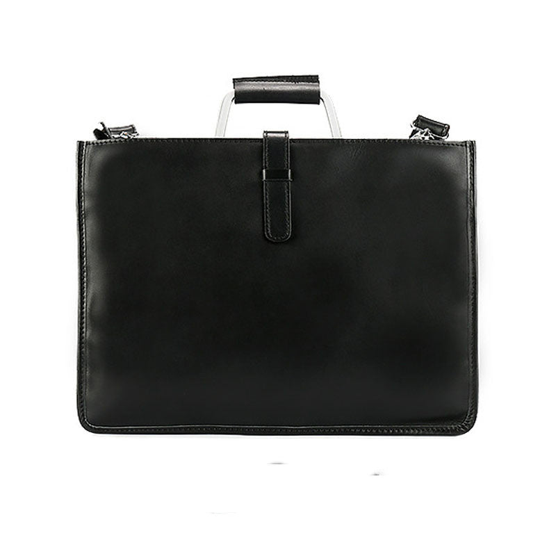 Simple Briefcase British mens Handmade Retro