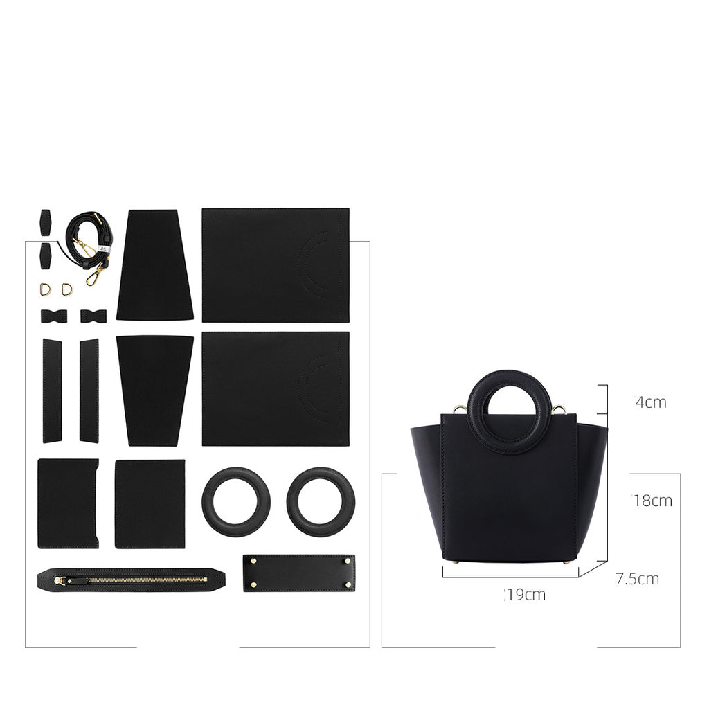 Niche Design Women's New Hand-held handBag Diy Handmade