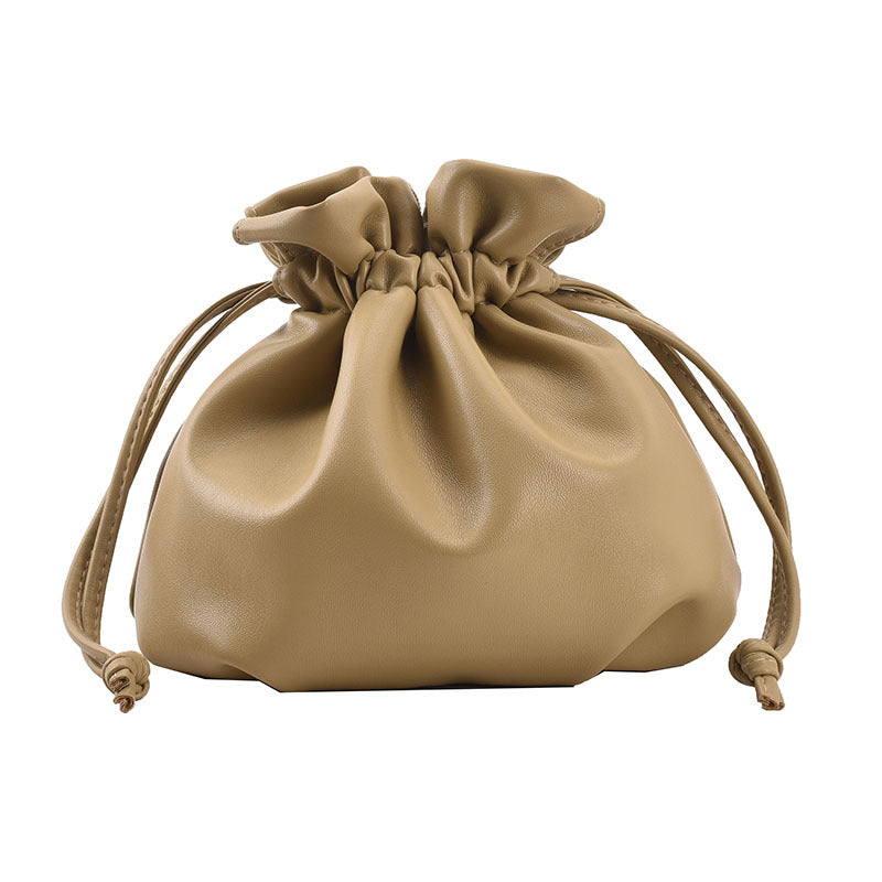 Drawstring Bucket Bag Casual Cute Mini