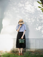 Genuine Leather Shoulder Messenger Handbag Retro