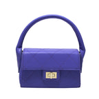 Lace Pineapple Purple Sewing PU Women's handBag