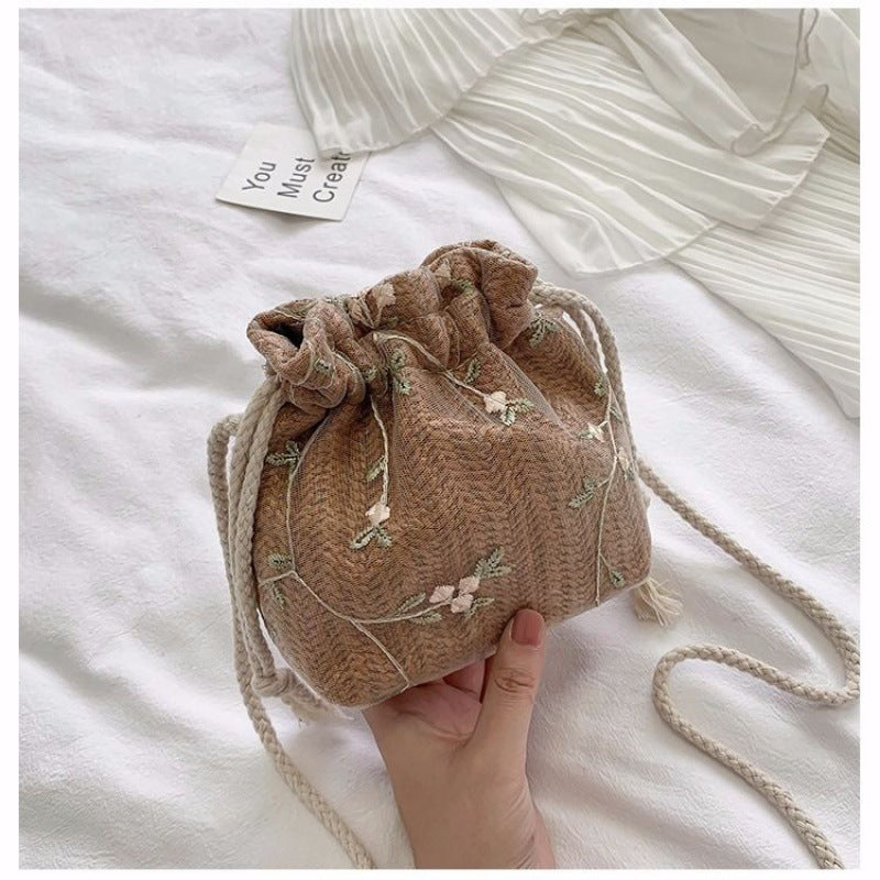 Lace Women's New Travel Vacation Beach bucket Bag