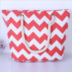 Versatile Navy Rope Sleek Canvas Shoulder Bag