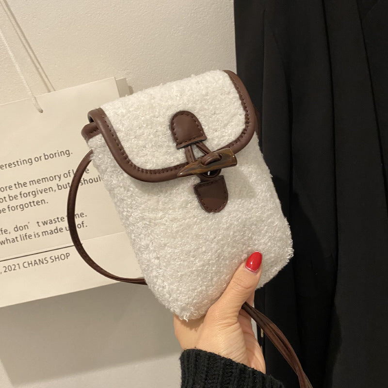 Small Design Lamb Plush Bag Female