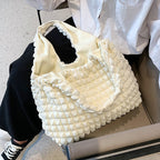 Cloud Bubble Large Capacity Pleated Girl Shoulder Bag
