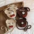 Little Bear Crochet Hand-knitted Bag Diy Material Homemade