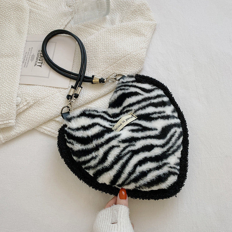 Large Capacity New Fashion Casual Plush crossbody Bag