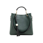 Tassel bucket big shoulder bag