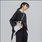 Cute Cow Clip Portable Messenger Female Bag