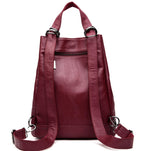 PU leather bucket bag pack