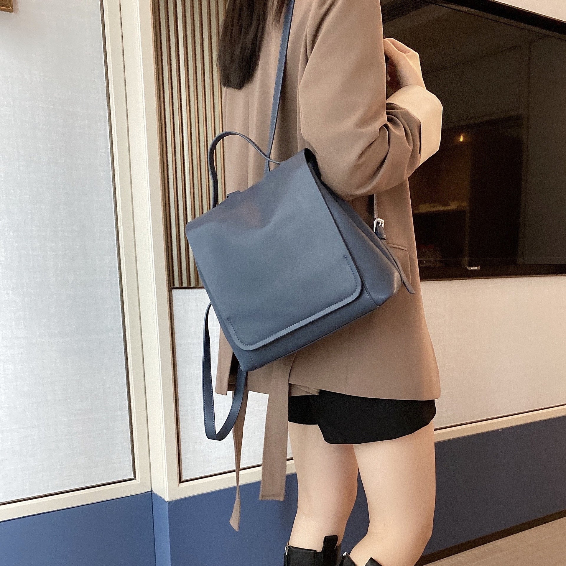 Simple Style All Match Backpack