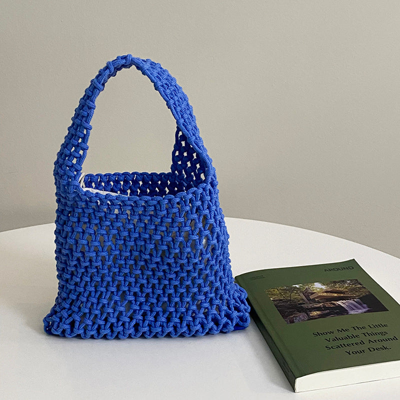 Handwoven Fashion Versatile Mesh Beach shoulder Bag