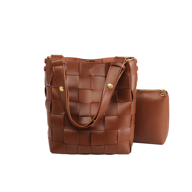 Autumn New Tide Simple Braided shoulder Bag