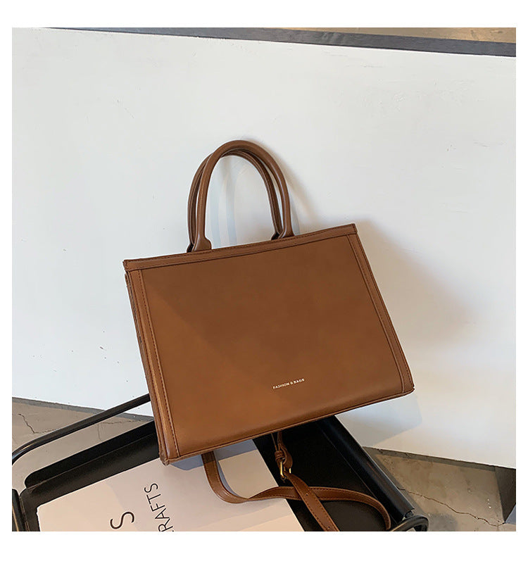 Women's High-grade Retro Handbag Fashion Commuter Tote All-match Messenger Bag