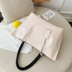 Simple large-capacity shoulder bag
