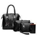Four-piece Female Bag With Tassel Portable Picture handBag