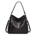 One Shoulder Vintage Tote Bag In Soft Leather