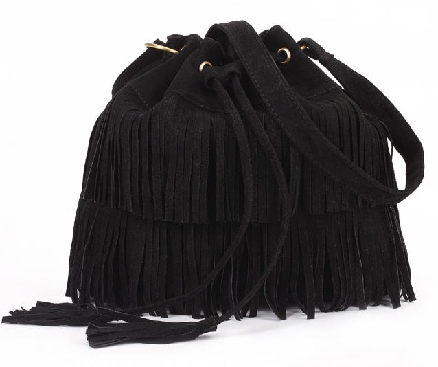 Women bag tassel shoulder bag foreign trade ladies bag Europe and the United States trend shoulder bag