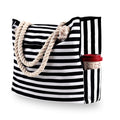 Large Capacity shoulder bag Fashion Print Women's Canvas Beach Bag