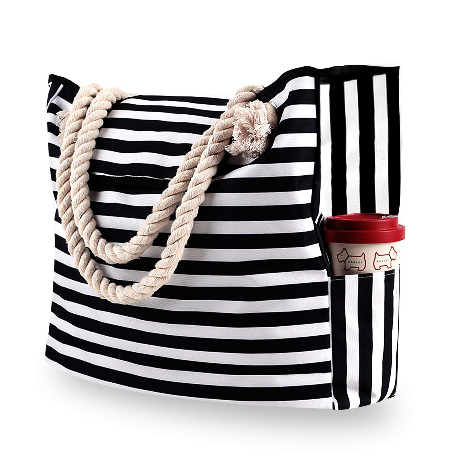 Large Capacity shoulder bag Fashion Print Women's Canvas Beach Bag