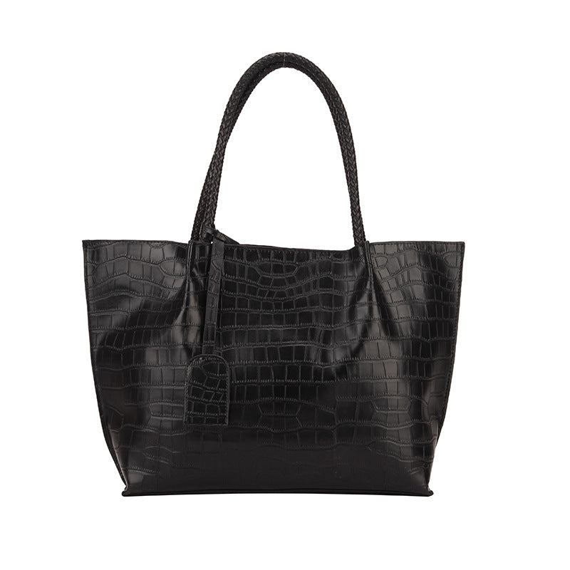 Simple large-capacity shoulder bag