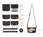 New Hand-stitched Diy Material One-crossbody Daisy Bag