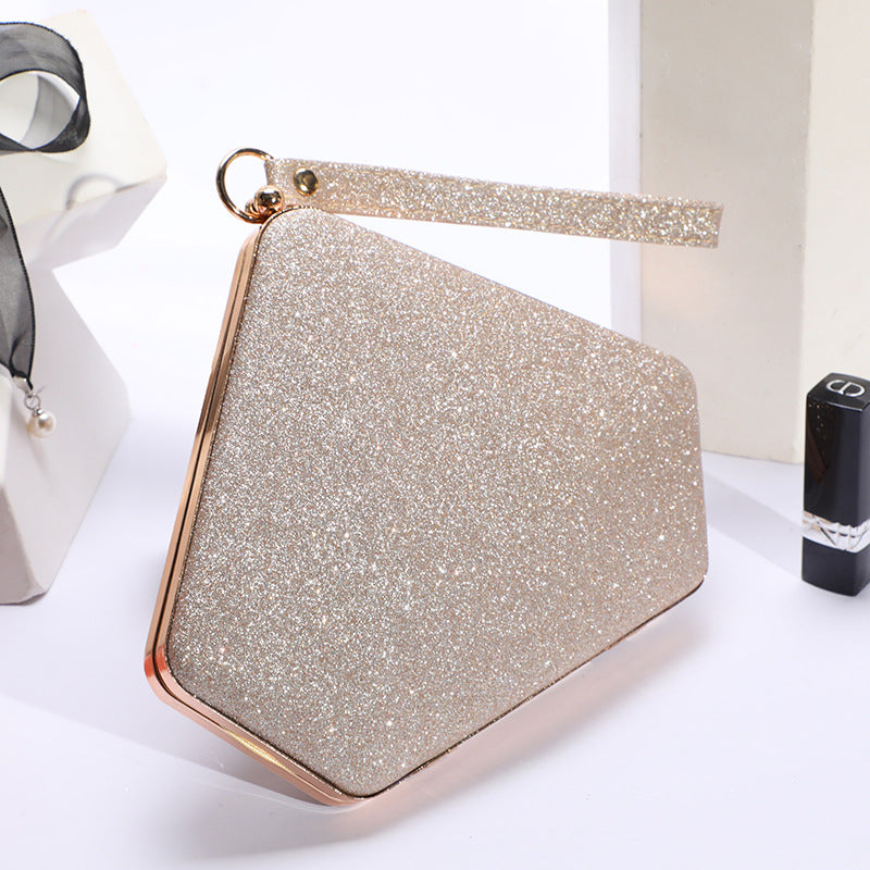 Women's Fashionable Hand Bill Of Lading evening Bag Reflective Gloss