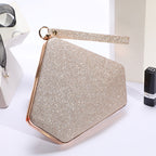 Women's Fashionable Hand Bill Of Lading evening Bag Reflective Gloss